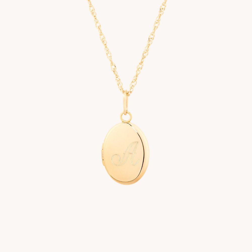 Catbird Dollhouse Locket Yellow Gold with Ampersand "&"